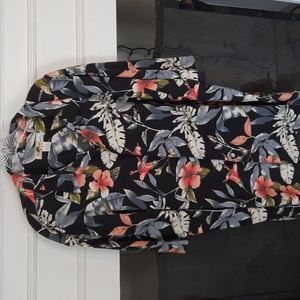 Joe Marlin Mens Hawaiian print shirt Size 3X